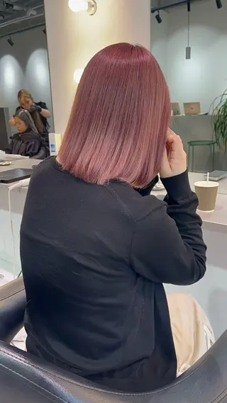 ミディアム ALL HAIR所属・ALL  HAIR 大河由実のヘアスタイル