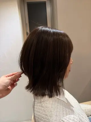 ミディアム little lulu 梅田所属・Saya/ショート/ ボブ/ 大阪/梅田のヘアスタイル