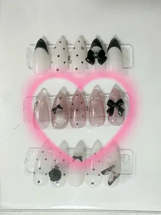 ネイル kao nail マグネット/長さだしのネイルデザイン