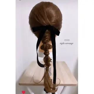 ヘアアレンジ fosta 女性専用サロン所属・moe🎀 透明感♡似合わせのヘアスタイル