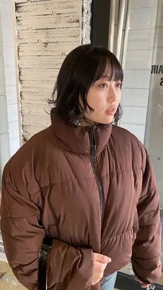 ショート カラー 酸性ストレート/ 髪質改善/イソヤトモのヘアスタイル