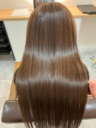 ロング カラー ヘアアレンジ キッズ 横浜関内髪質改善 re:Magoのヘアスタイル