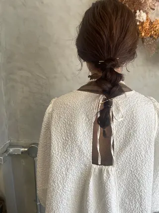 ミディアム さの あやねのヘアスタイル