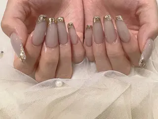 セミロング Nail  R💫 naoのネイルデザイン