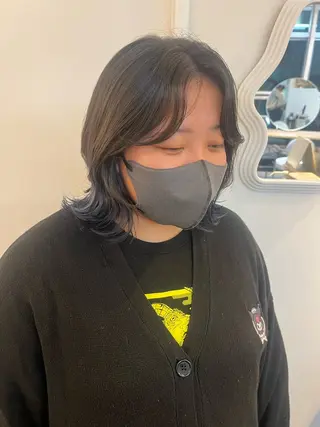 ミディアム レイヤーカット/韓国 ヘア/ honokaのヘアスタイル