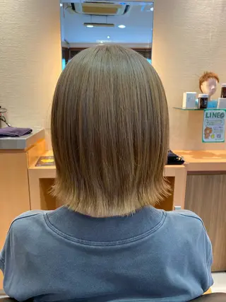 ミディアム カラー 🟢NEGi🟣 🫧髪質改善のヘアスタイル