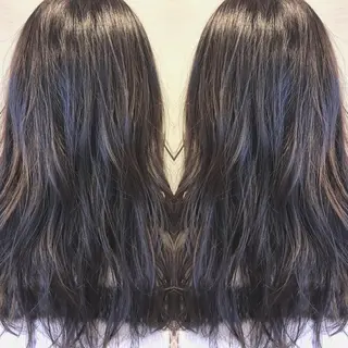 ミディアム box mico. mutsumiのヘアスタイル