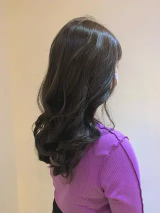 セミロング カラー ヘアアレンジ 店長/ 加藤 流菜のヘアスタイル