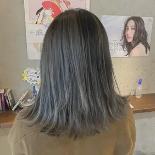 ミディアム 日野 和也のヘアスタイル