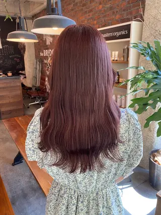 セミロング カラー the BRIDGE 加藤みのりのヘアスタイル