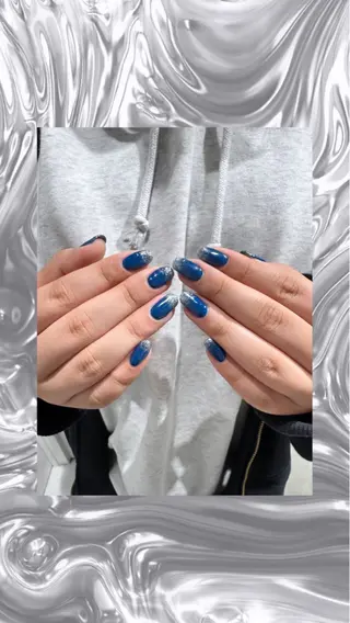 ネイル 🩵yuribou ／カラー／ボブ🩵のヘアスタイル