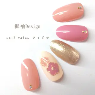 ネイル さくらや❤ パラジェル使用のネイルデザイン