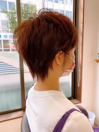 ショート カラー ベリショディレクター 小野 健太郎のヘアスタイル