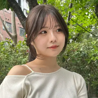 セミロング カラー 艶髪/ツヤカラー /🎀たまちゃん🎀のヘアスタイル