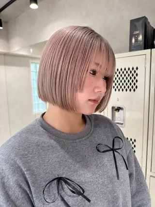 ショート カラー ダブルカラー ブリーチ/kaitoのヘアスタイル