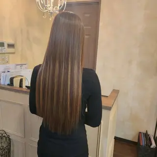 ロング ヘアアレンジ MagicMush ✴︎シールエクステのヘアスタイル