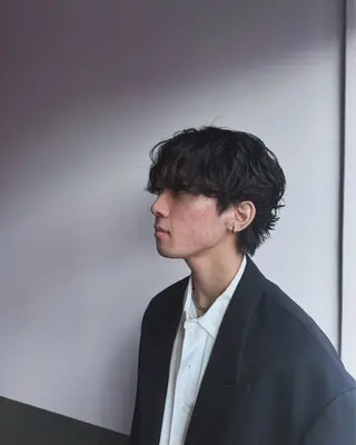 メンズ 🎈艶カラー🎈 パーマ🎈又吉のヘアスタイル