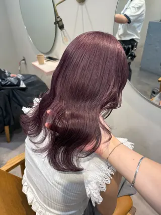 ロング カラー roka所属・ayaka♡ 柔らかカラーのヘアスタイル