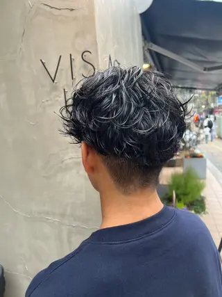 パーマ メンズ いぐちしょうた🫧 VISAGEbaskのヘアスタイル