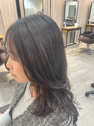 ミディアム neaf【六本木】所属・愛され/ミディアム 六本木/佐藤ゆり🎀のヘアスタイル