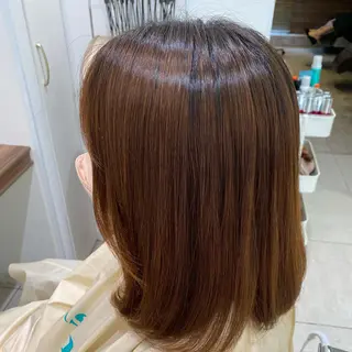 ミディアム 藤井 真奈美のヘアスタイル