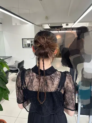 ロング ヘアアレンジ ブリーチなしWカラー /アレンジ/ユウミのヘアスタイル