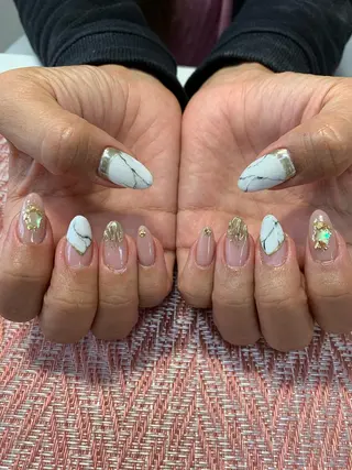 ネイル rukianail 新里のネイルデザイン