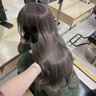 ロング ゆるふわ透明感カラー 🎀ほの/表参道のヘアスタイル