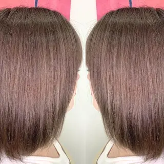 ショート カラー パーマ 縮毛/レイヤー 韓国/橋口のヘアスタイル