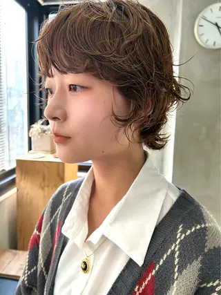 ショート パーマ tetohair 森田浩平のヘアスタイル