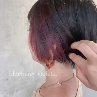 ショート カラー ヘアアレンジ stylist/蛯谷 珠里のヘアスタイル