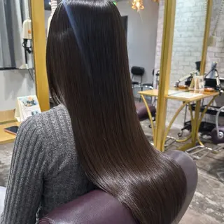 ロング カラー 艶感カラー/レイヤー 心斎橋💖Sakiのヘアスタイル