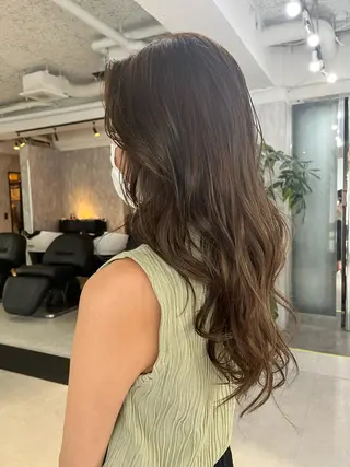 ロング カラー TIDEHAIR / 韓国ヘア/MOEのヘアスタイル
