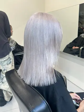 ミディアム 松原 朱里のヘアスタイル