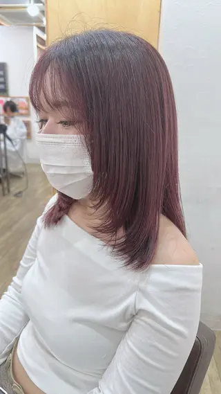 ミディアム 🎀ITSUKI暖色 カラー/レイヤー🎀のヘアスタイル