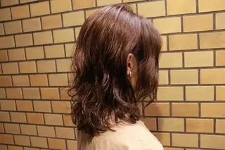 パーマ ミディアム SOURCE 高槻/ モデル募集中💎のヘアスタイル