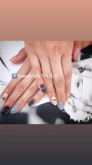 ネイル 4tunekick NAILS(フォーチュンキックネイルズ)所属・光森 淳子のネイルデザイン