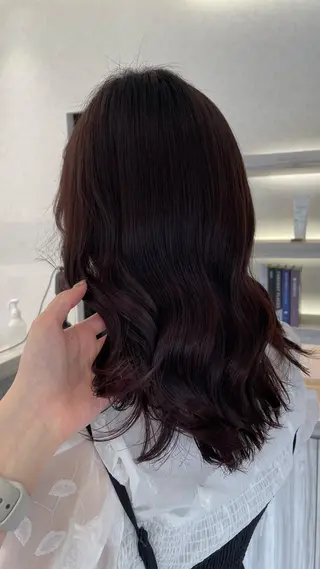 ミディアム カラー karin/インナー カラー/北名古屋市のヘアスタイル