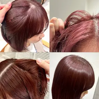 カラー かわいいを＋🎀☘️ 上品hair/ 星愛のヘアスタイル