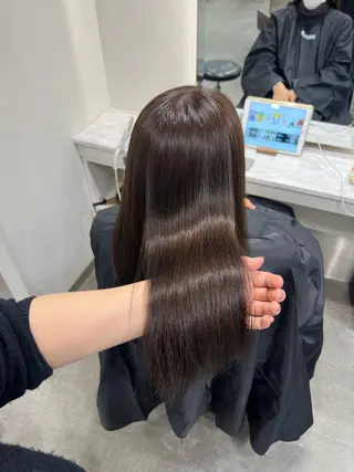 ミディアム 艶カラー/パーマ /ヒナのヘアスタイル