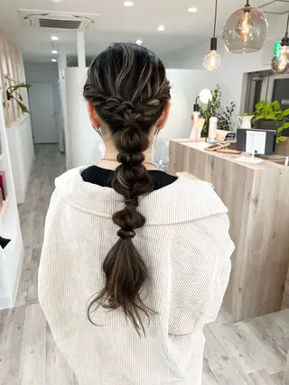 ロング TOKI mahoのヘアスタイル