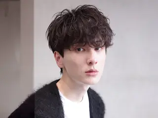 パーマ メンズ fifth天神メンズ パーマ特化／内山遥斗のヘアスタイル