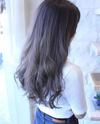 ロング カラー 土居 正季のヘアスタイル