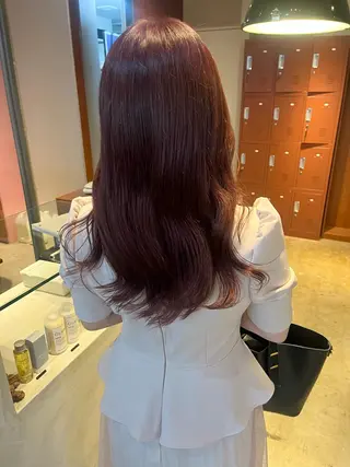 ミディアム カラー 🩷ハイトーン透明感 レイヤー🩷ユリカのヘアスタイル