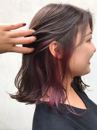 セミロング カラー 【カラーリスト】 Likka.のヘアスタイル