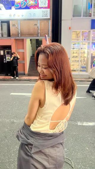 カラー モデル募集💚 Miyabi💚のヘアスタイル