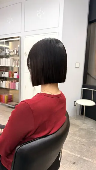 ミディアム mina★ボブcut 透明感color🥣のヘアスタイル