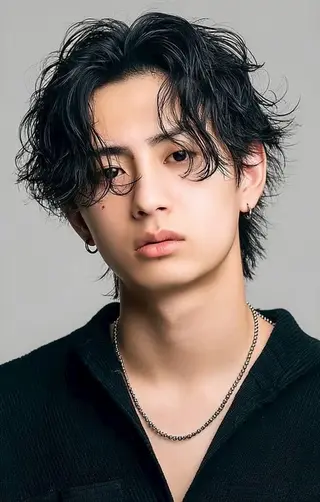 パーマ メンズ 💎透明感/韓国/ レイヤー/泉亮介💎のヘアスタイル