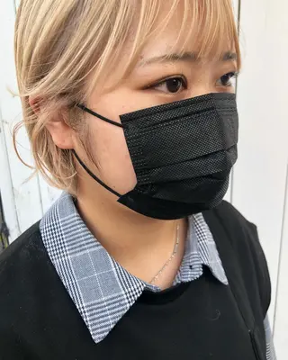 ショート カラー デザインカット🎨 ボブ🫟おざきのヘアスタイル