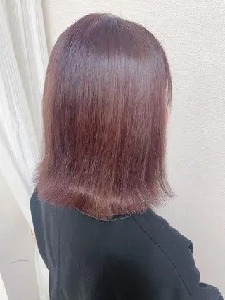 ミディアム カラー ケアブリーチ /髪質 改善/古橋圭史郎のヘアスタイル